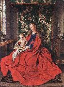 Jan Van Eyck Madonna with the Child Reading France oil painting artist